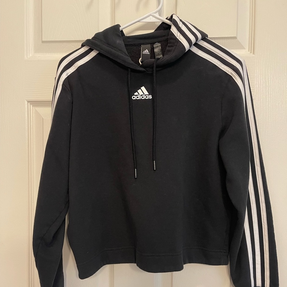 Womens adidas crop top hoodie
